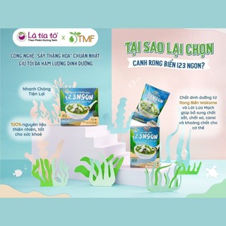 CANH DƯỠNG SINH RONG BIỂN ĂN LIỀN - LÁ TÍA TÔ