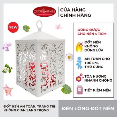 Đèn lồng đốt nến Cottage Lantern Yankee Candle - White