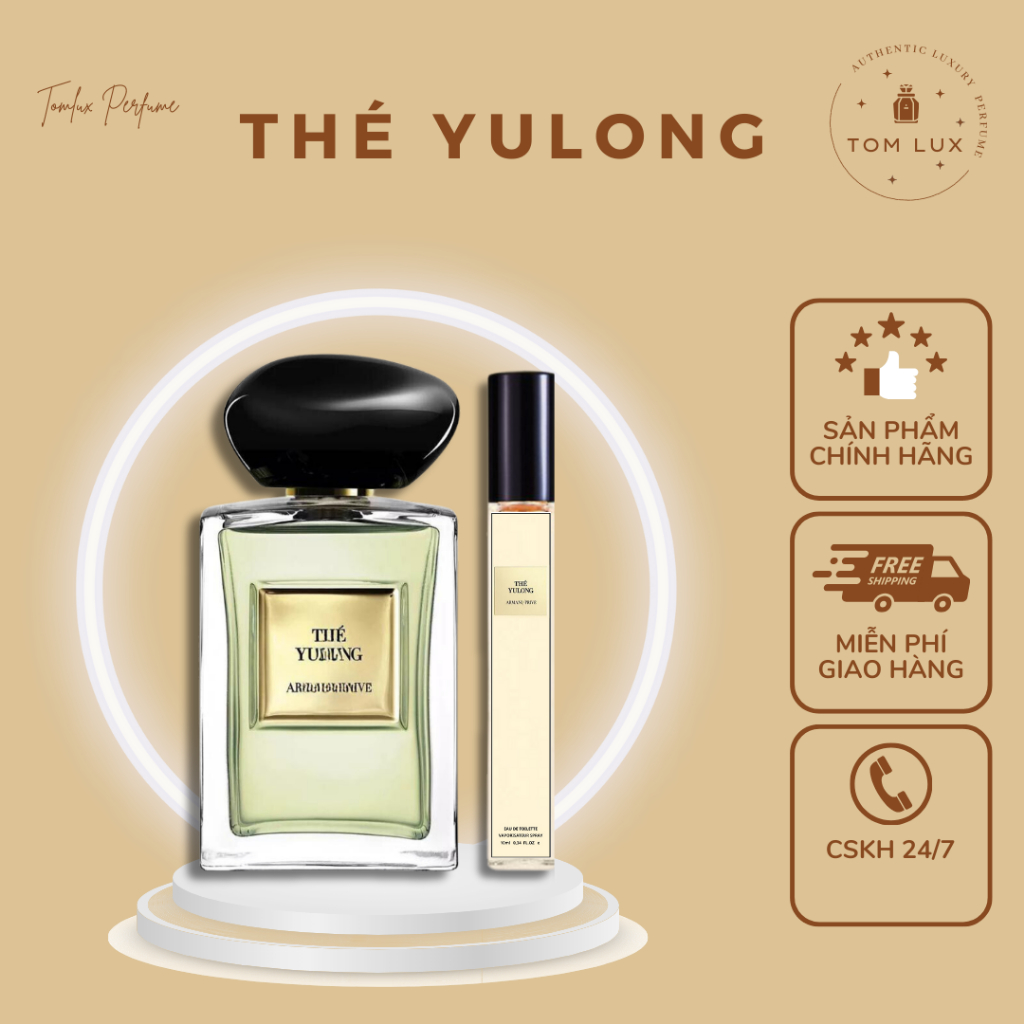 (MẪU THỬ) Nước Hoa Unisex The U Long EDP TomLux 10ml