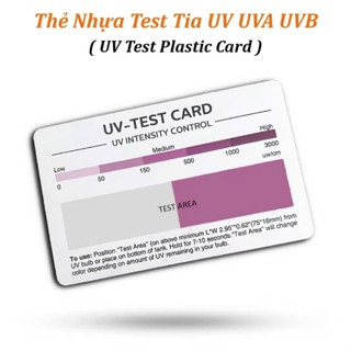 Thẻ Test Tia UV, Kiểm Tra Tia Cực Tím Bản Chuẩn Chuyên Dụng - August 2002