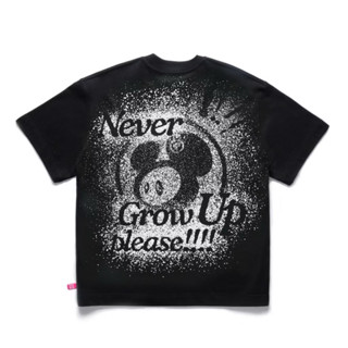  Áo Thun Poppop Mascot PP Snow Màu Đen In Trước Và Sau  Newtag bọc chinh hãng  