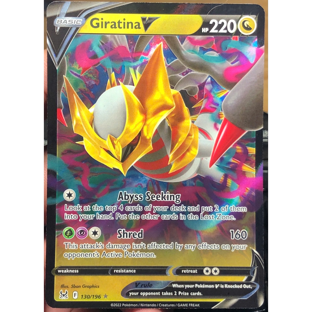 [KW2 Pokemon] [EN] Thẻ Giratina V - 130/196 - Ultra Rare