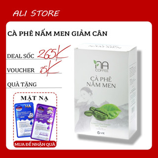 Cà Phê Nấm Men Giảm Cân chính hãng Na Coffee Cafe Giảm Cân Làm Gầy Hộp 12 Gói