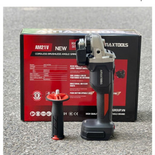 Máy mài góc dùng pin 21V Amaxtools AM100SM, chân phổ thông M, bảo hành 8 tháng chính hãng