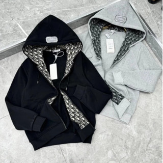 Aó Khoác Hoodie Nam Đì O Thêu Logo Vuông Trên Mũ Siêu Chất - Áo Khoác Hoodie Nam Nữ Dệt Logo Siêu Đẹp