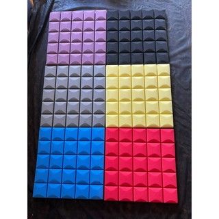 Mút cách âm mẫu ô vuông BO loại 5 ô 50x50x4cm ( chưa kèm keo sẵn)