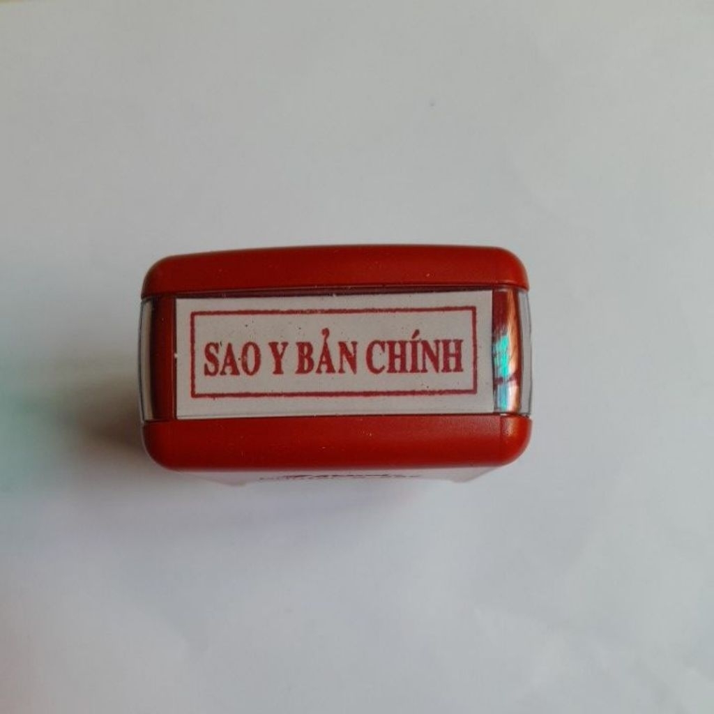 Con Dấu Sao Y Bản Chính ( Shiny Printer S-222 / 38x14mm )
