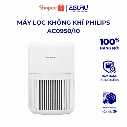 Máy Lọc Không Khí Philips AC0950/10 Pureprotect Mini |65m2- - Hàng Chính Hãng