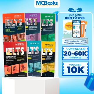 Sách - Combo Ielts Mike's (Beginner, Writing, Reading, Speaking, Listening)