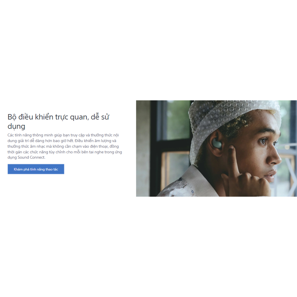 Tai nghe Sony LinkBuds Fit WF-LS910N (Bluetooth 5.3 | Pin 8h | IPX4 | Chống ồn ANC | Dolby Atmos | Head Tracking) | BigBuy360 - bigbuy360.vn