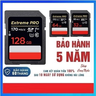 Thẻ nhớ SD và SD Pro 128GB 64GB 32GB 16GB Ultra Class 10 Upto 100MB/s