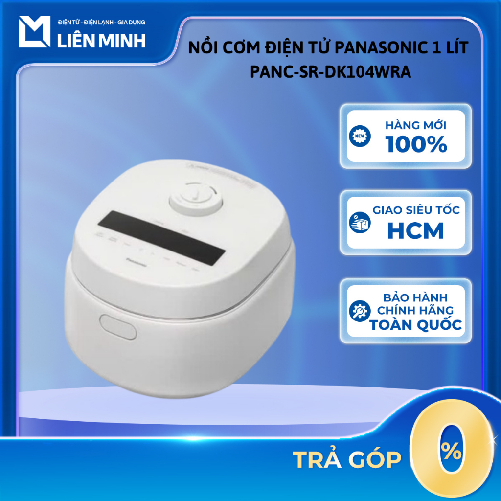 1.8 Lít PANC-SR-DK184WRA | 1 Lít PANC-SR-DK104WRAPANC-SR-DK104WRA | Nồi Cơm Điện Tử Panasonic [Giao 