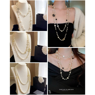 Dây chuyền, vòng cổ Ngọc dài phối áo dài, công sở, váy đầm đa dạng phong cách mẫu mới nhất