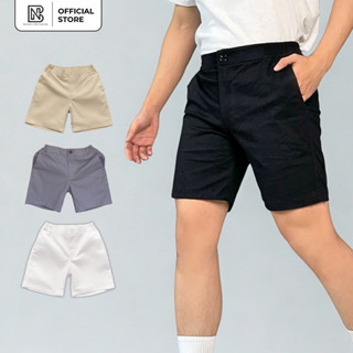 Quần Short Nam Kaki 4 Màu Bình Nguyên Fashion, Kiểu Dáng Trẻ Trung Năng Động, Form Quần Trên Gối Co Giãn 2 Chiều Q02