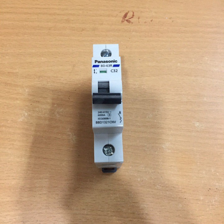 PANASONIC CHUẨN HÀNG/ Aptomat Bán Cầu dao tự động 1 tép MCB CB 1P 6A 10A 16A 20A 25A 32A 40A 50A 63A