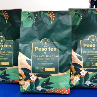 Trà Xanh Hoa Nhài Peso (Jasmine Green tea) - Gói 600Gr