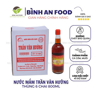  Nước mắm Trần Văn Hưởng loại đặc biệt cốt cô đặc  thùng 6 chai 800ml 1chai  