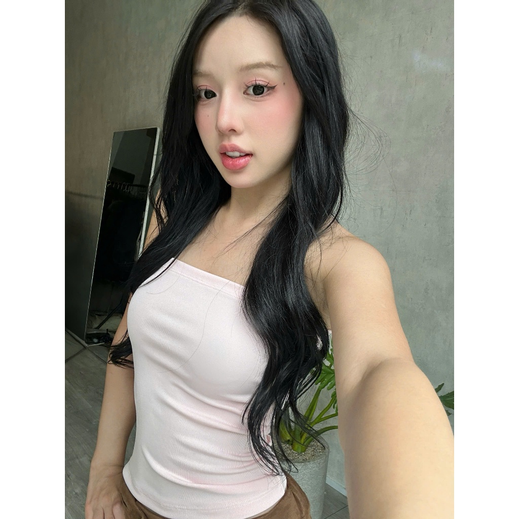 Áo ống nữ TUBE TOP Calem.Club không dây chất thun co giãn ôm body mặc hằng ngày năng động | BigBuy360 - bigbuy360.vn