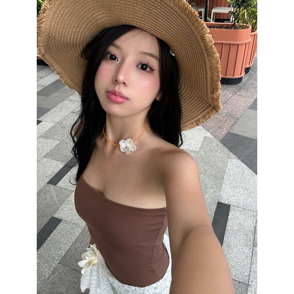 Áo ống nữ TUBE TOP Calem.Club không dây chất thun co giãn ôm body mặc hằng ngày năng động | BigBuy360 - bigbuy360.vn