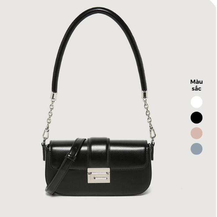 Túi Xách Nữ Đeo Vai Dáng Ngang size 21cm Khóa Chữ C - HT196