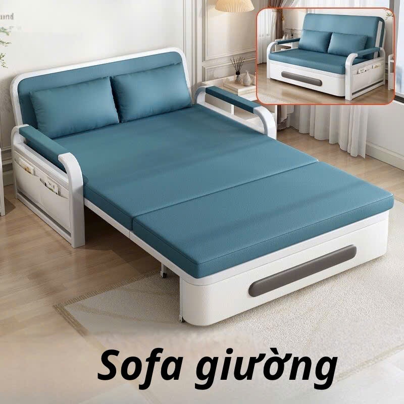 Sofa giường gấp gọn đa năng , Giường gấp gọn chuyển đổi thành ghế thông minh có ngăn chứa đồ