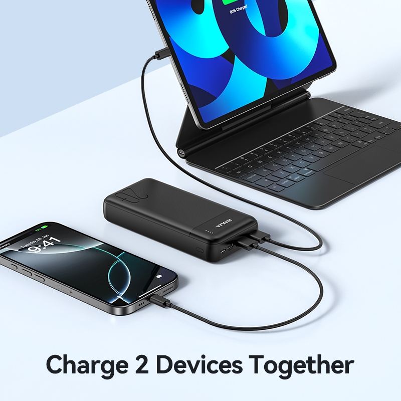 Sạc dự phòng Kuulaa 20000mAh, ngân hàng điện 4 cổng, màn hình LED,tiện lợi,Cho IP 17,Samsung xiaomi Điện Thoại Sạc Nhanh | BigBuy360 - bigbuy360.vn