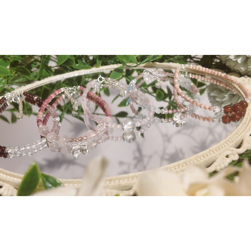 [Lắc tay bạc s925] BST lắc tay, vòng tay bạc mix đá tự nhiên, đa dạng mẫu vòng tay - Bạc S925