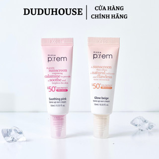 Kem Chống Nắng Nâng Tone Make Prem UV Sun Cream Make P:rem SPF 50+ PA++++ 10ml Duduhouse