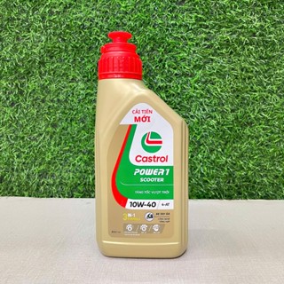    HÀNG CHÍNH HÃNG   Dầu Nhớt Xe Tay Ga Castrol POWER-1 SCOOTER 10W-40  0.8L & 1L  