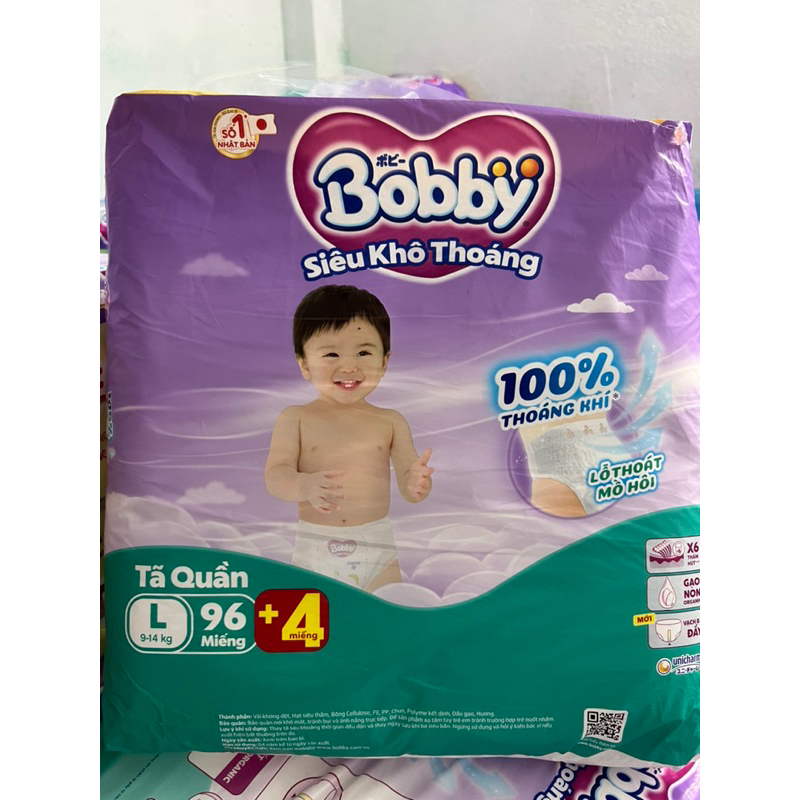 Bobby Mega Jumbo quần M112+4 , L96+4, XL84, XXL76