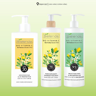  Sữa Dưỡng Thể Bielenda Cấp Ẩm Sáng Da Bio Vitamin C Moisturizing And Toning Body Milk  400ml  