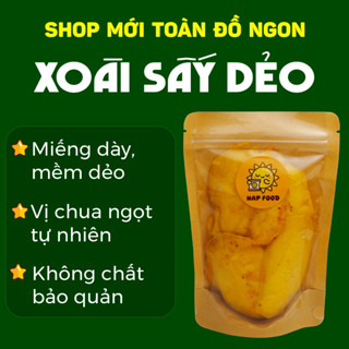 Xoài sấy dẻo chua ngọt, xoài muối ớt, thơm ngon, không xơ, loại A, 300g/500g/1kg - ĂN VẶT NAP FOOD