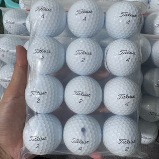 (combo 12 quả) bóng golf Titleist prov1/prov1x trắng sáng như mới có vết mực