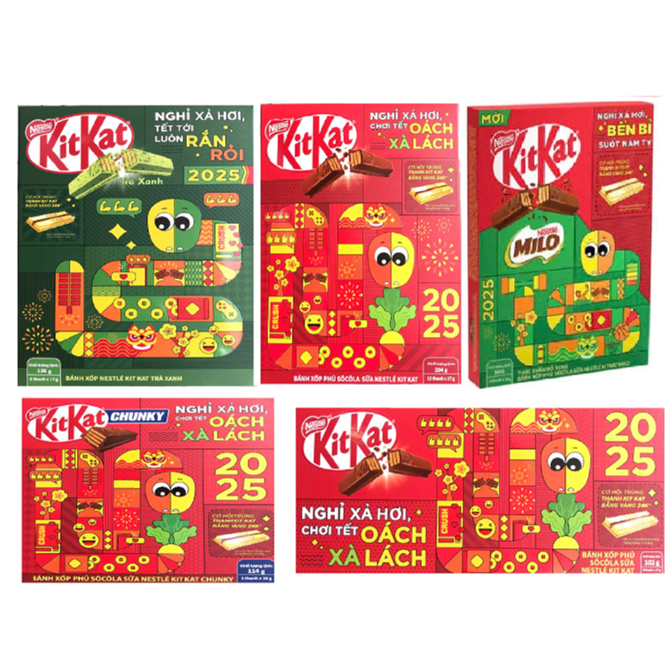 Chocolate Kitkat Nestlé Thái Lan Hộp Tết