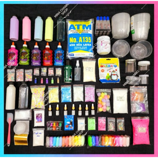  bộ kit làm slime nè siêu xinh nha 
