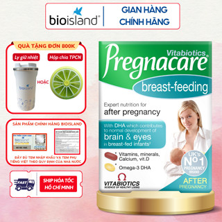 Vitamin tổng hợp cho mẹ sau sinh Pregnacare Breast-Feeding giúp lợi sữa và bổ sung dưỡng chất cho bé khỏe mạnh