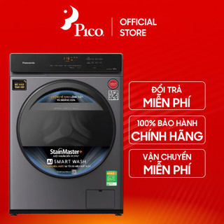 Máy Giặt cửa ngang Panasonic Inverter 9 Kg NA-V90FA1LVT - Công nghệ AI Smart Wash -Miễn phí giao hàng