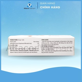 [CHÍNH HÃNG] - VIÊN BỔ MẮT EYEVITE (HỘP 30 VIÊN)
