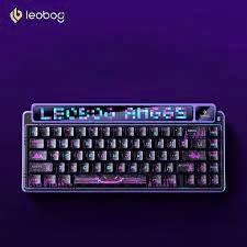 Bàn phím Leobog AMG65 TM Tím Đen - Trắng 3 MODE - LED RGB - HOTSWAP - Jadeite switch | BigBuy360 - bigbuy360.vn