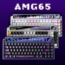 Bàn phím Leobog AMG65 TM Tím Đen - Trắng 3 MODE - LED RGB - HOTSWAP - Jadeite switch | BigBuy360 - bigbuy360.vn