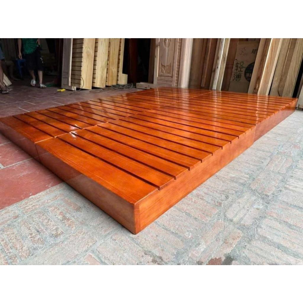 [ Giao Hỏa Tốc] Giường Pallet Nhập Khẩu Gỗ Thông Cao Cấp - Cao 10cm, 15cm,Kín Gầm - Giường Gấp Gọn Chắc Chắn Cao Cấp