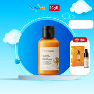 Sữa Rửa Mặt Cocoon Chiết Xuất Từ Nghệ Trắng Da 140ml - Giúp da sáng mịn, rạng rỡ