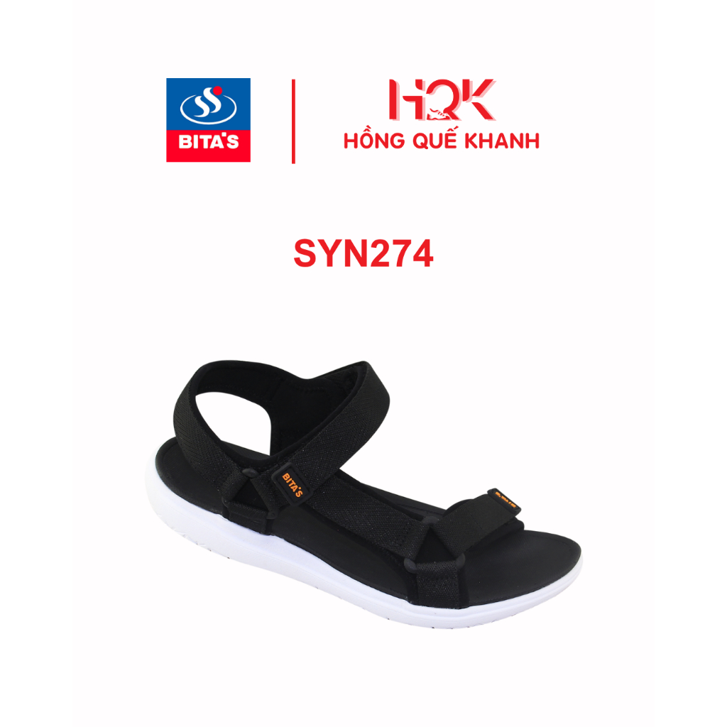 BITAS - GIÀY QUAI HẬU/SANDAL ĐẾ SIÊU NHẸ SYN274, KIỂU DÁNG THỂ THAO UNISEX, QUAI VẢI CANVAS - HÀNG C