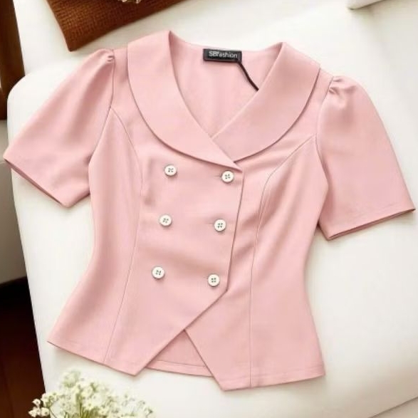Áo công sở cổ vest có size lớn