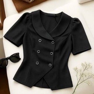 Áo công sở cổ vest có size lớn
