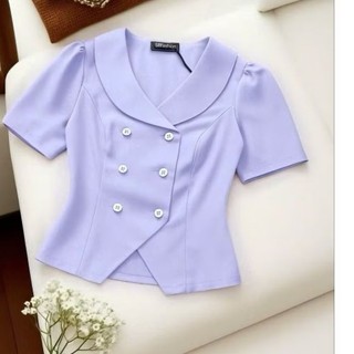 Áo công sở cổ vest có size lớn