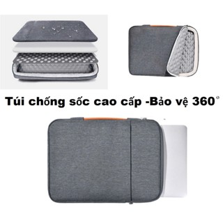 Túi chống sốc cao cấp lớp lót dạng 3D bảo về 360 độ cho Laptop, Macbook.TCS