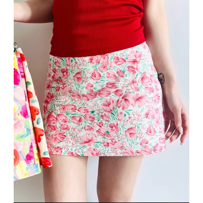Chân váy hoa , Chân váy dáng ngắn hình in 3D  ( có bigsize) CV188 Golana | BigBuy360 - bigbuy360.vn