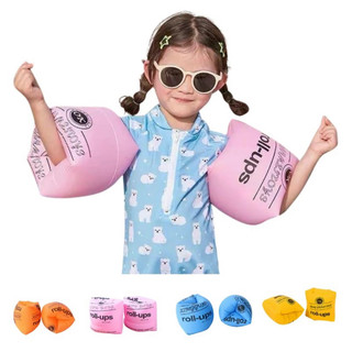 2 Phao tay tập bơi cho bé -Phao bơi đeo tay tập bơi an toàn,Đủ màu, Hồng,Xanh,Cam,Vàng