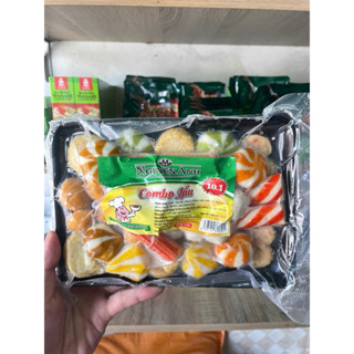  Viên thả lẩu mix Nguyên Anh 10in1 khay 460gr   Hoả tốc Hà Nội   